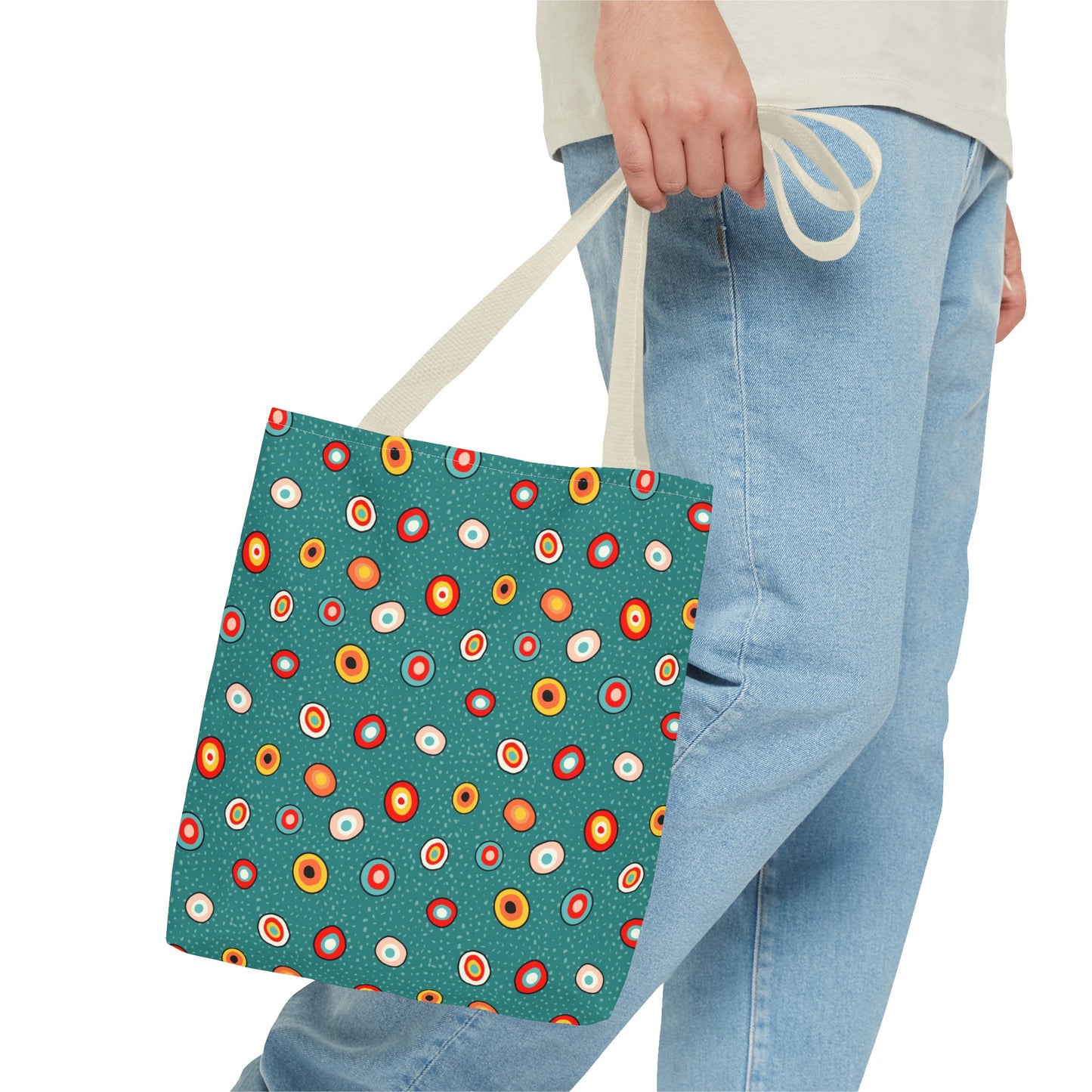 Funky Circles Tote Bag