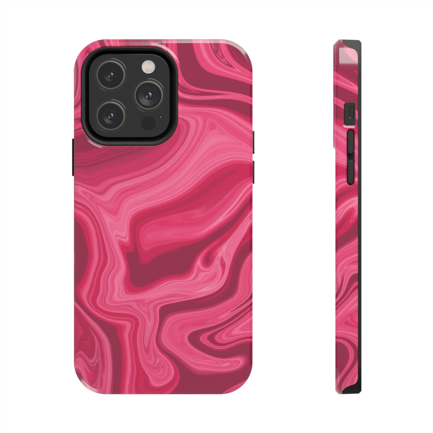 Rosy Swirls Tough Phone Cases