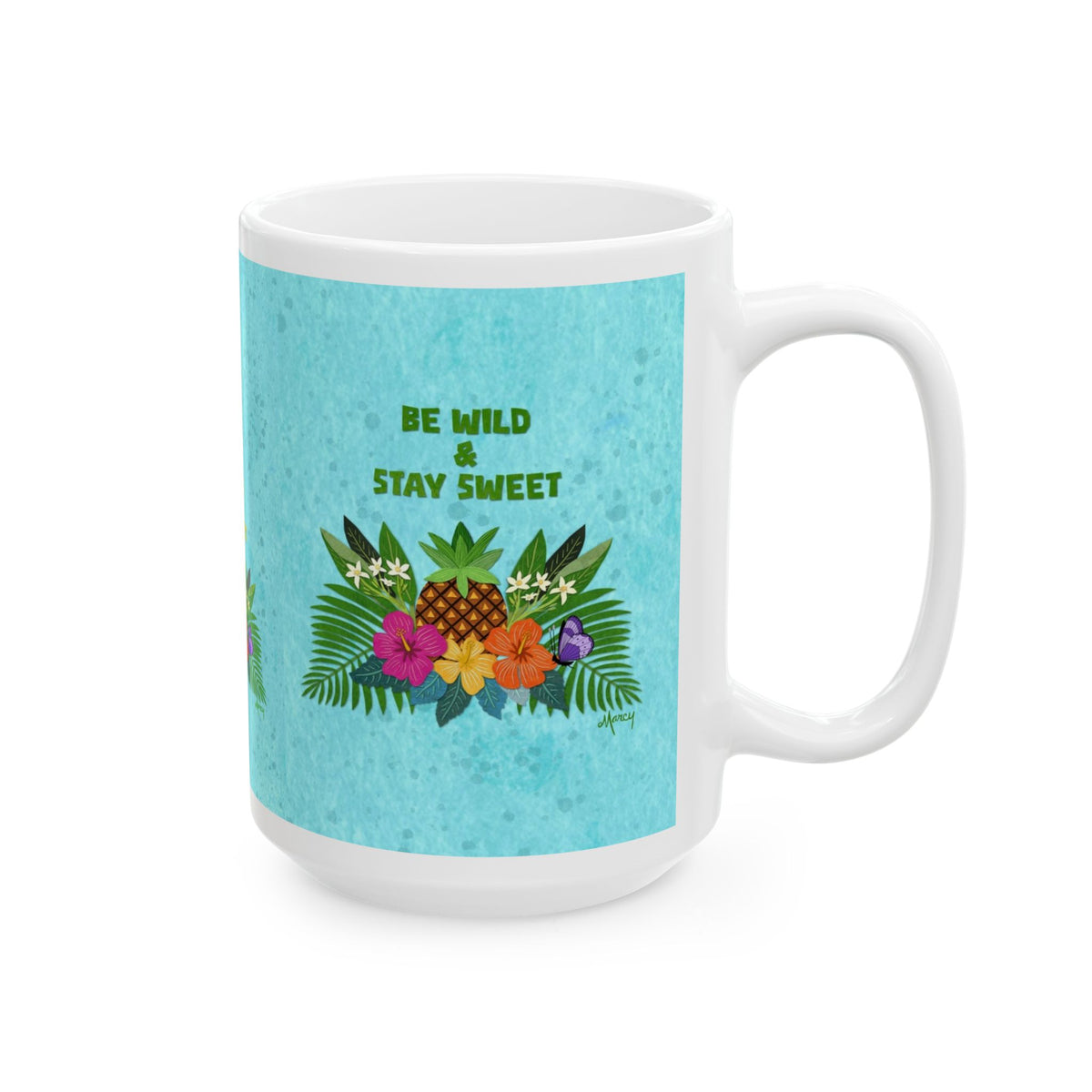 Pineapple Collage Ceramic Mug 11oz & 15oz