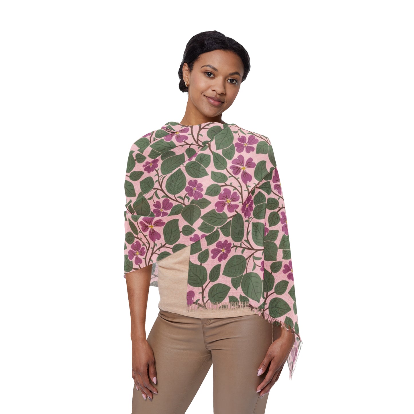 Pink Dogwoods Light Scarf