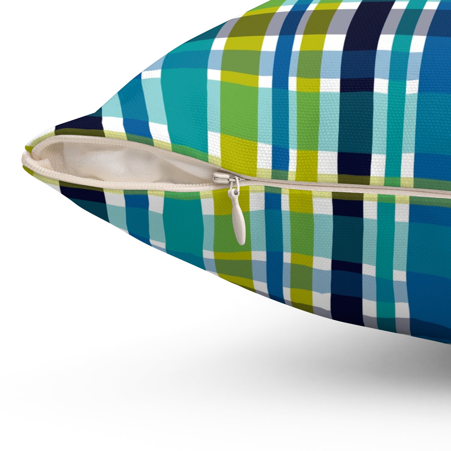 Boho Psychadelic Stripes Spun Polyester Square Pillow