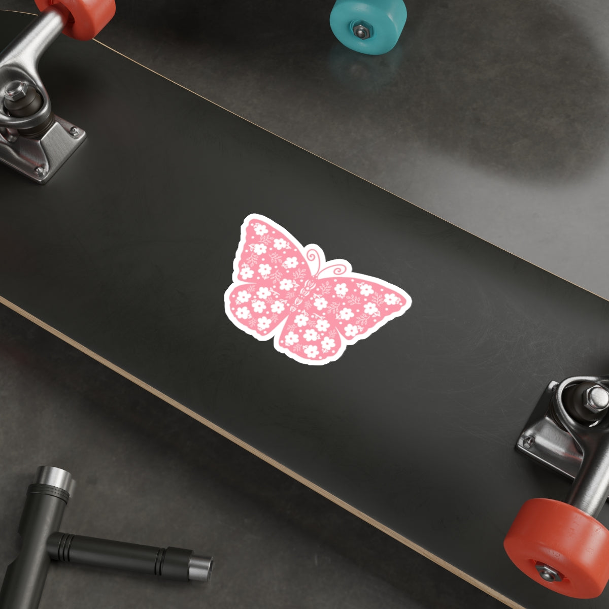 Paper Cut Style Butterfly Die-Cut Stickers