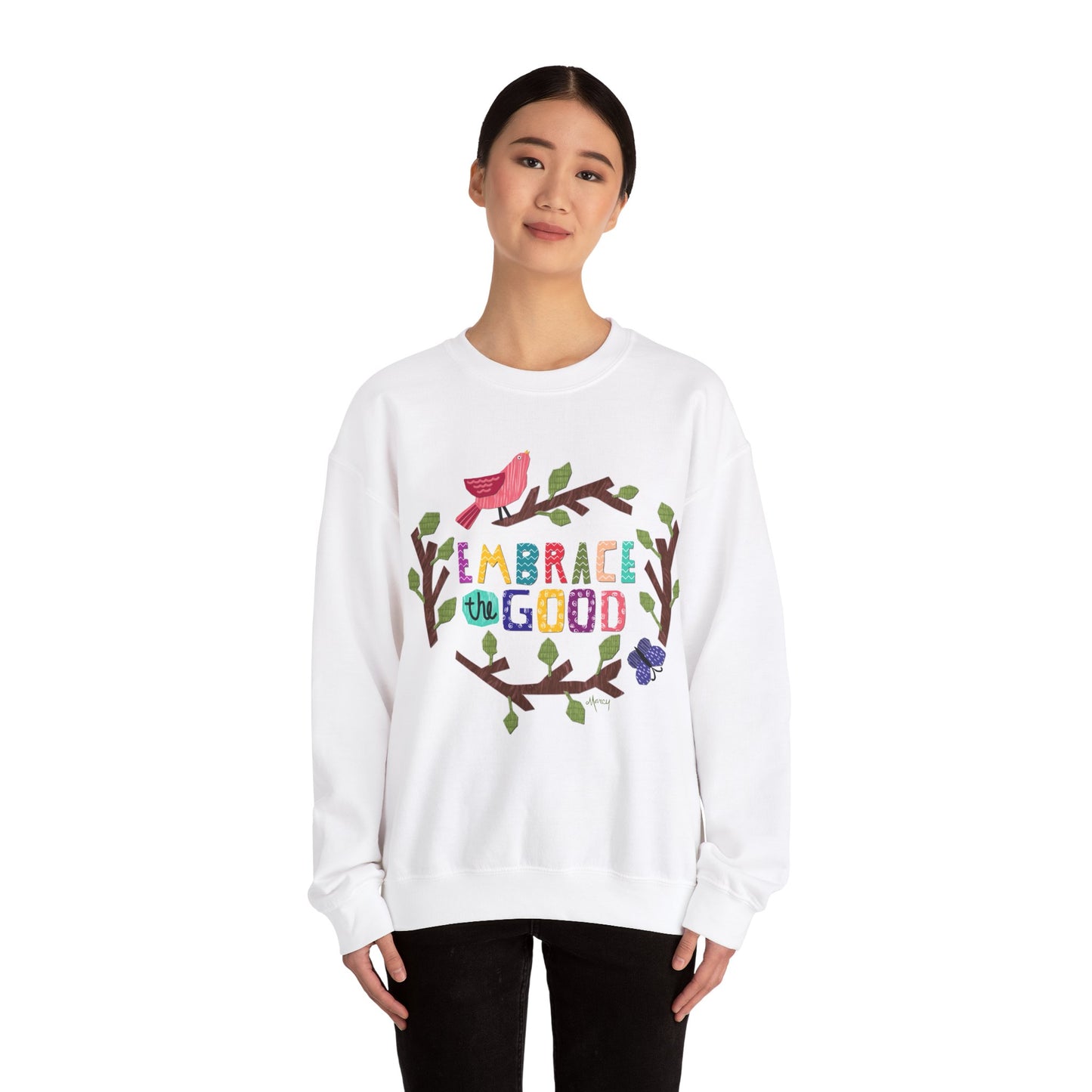 Embrace the Good — Heavy Blend™ Crewneck Sweatshirt