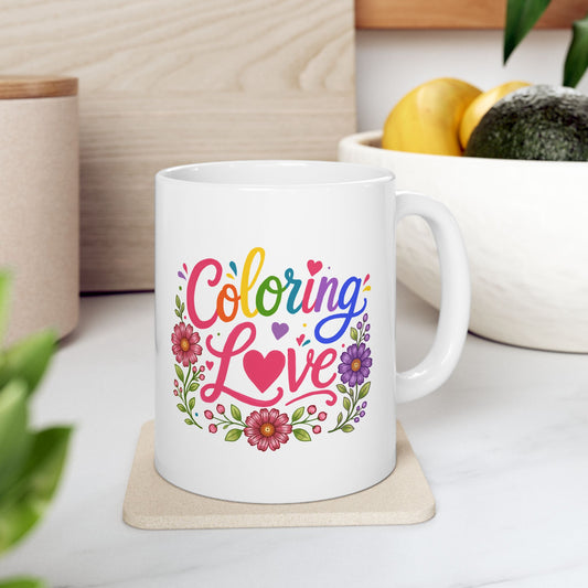 Coloring Love Mug 11oz & 15oz