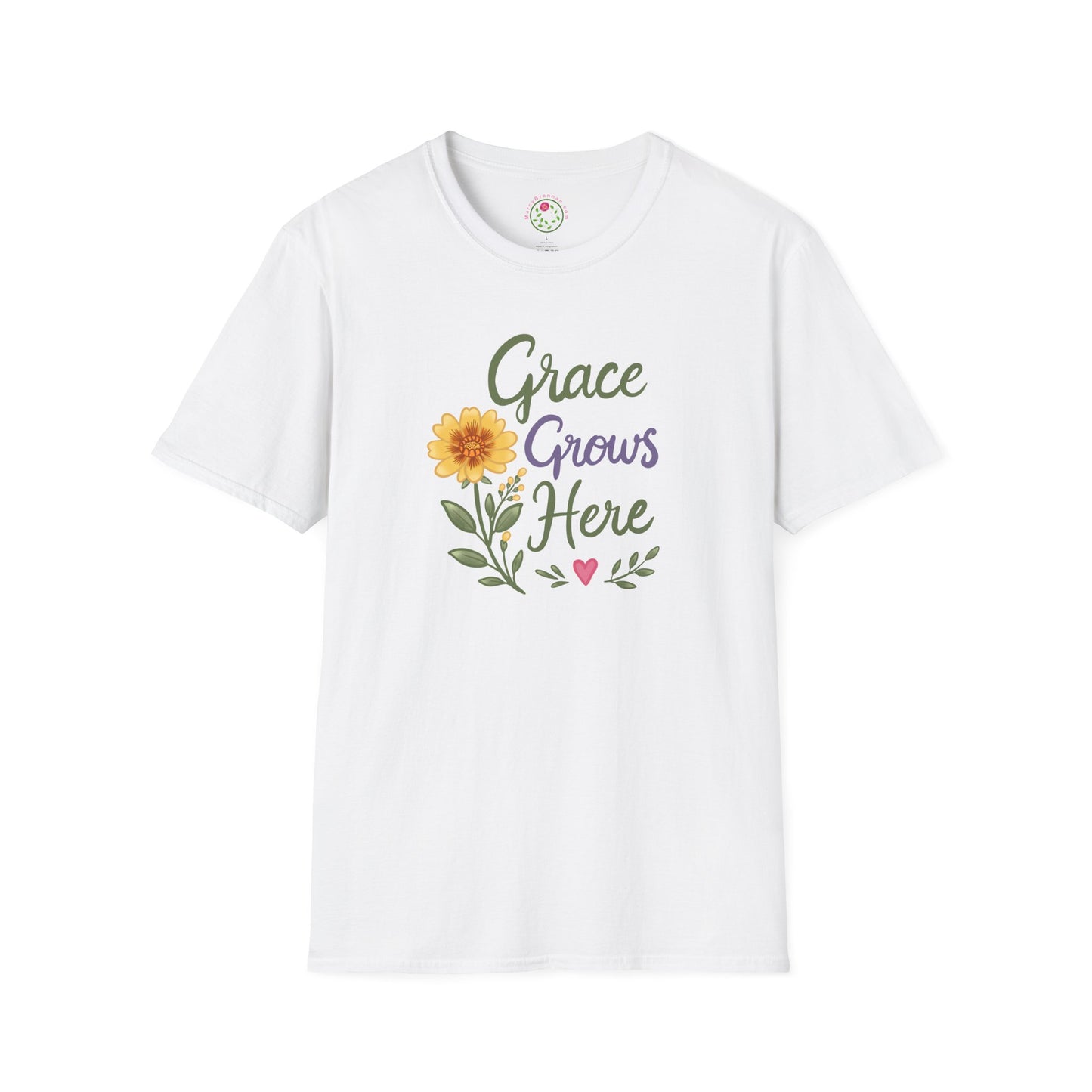 Grace Grows Here Floral T-Shirt