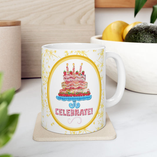 Celebrate! Collage Ceramic Mug 11oz & 15oz