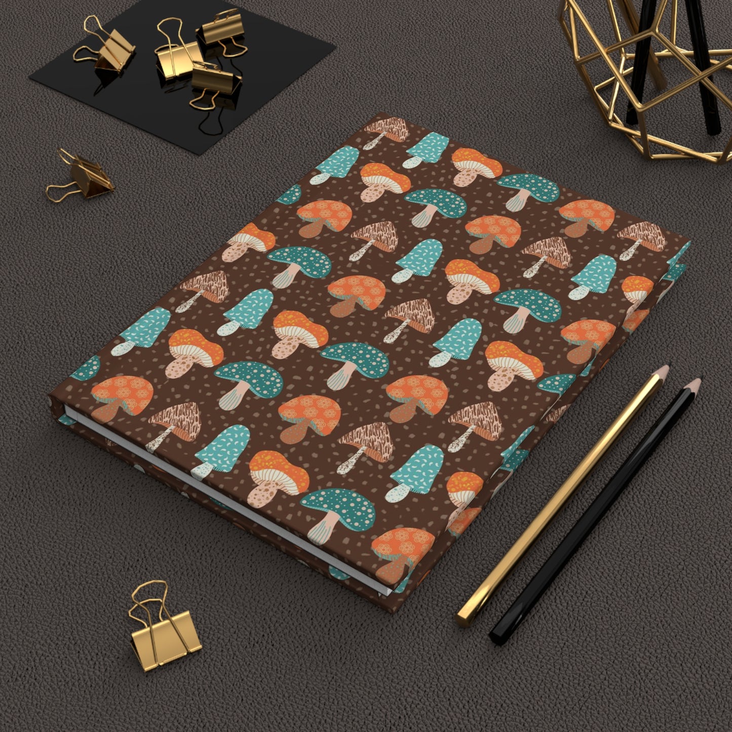 Magical Mushrooms Hardcover Journal Matte