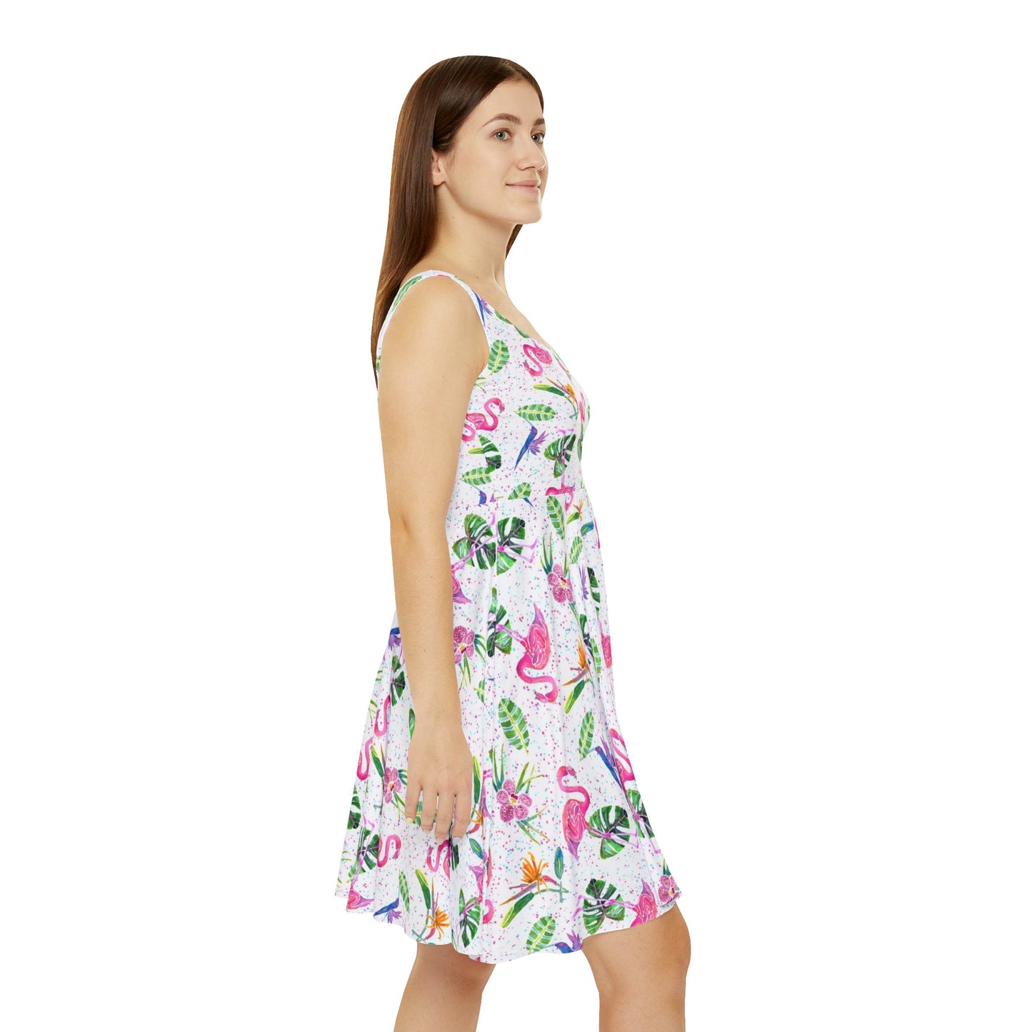 Flamingo Party Women's Skater Dress