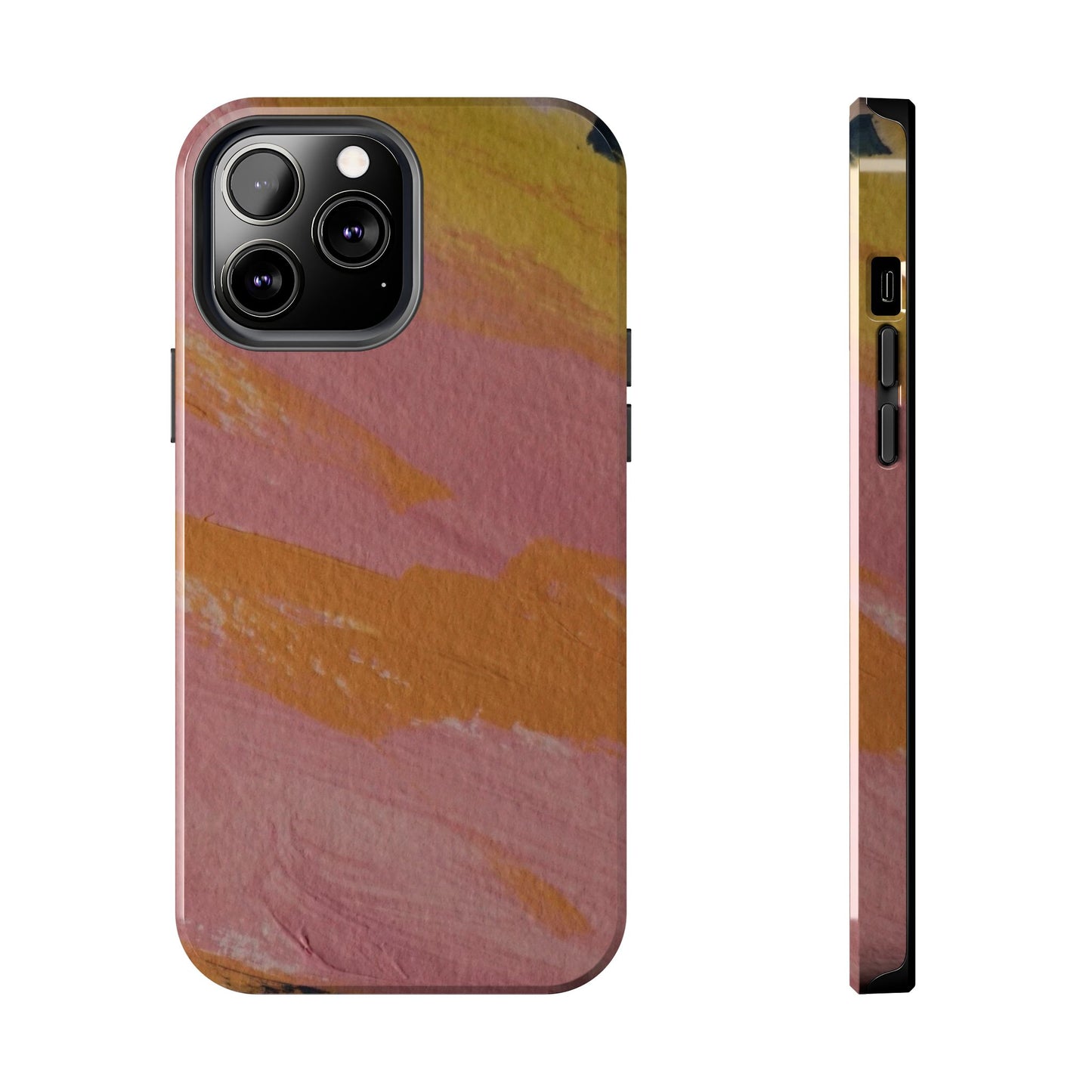 Abstract Pastel Pink Tough Phone Cases