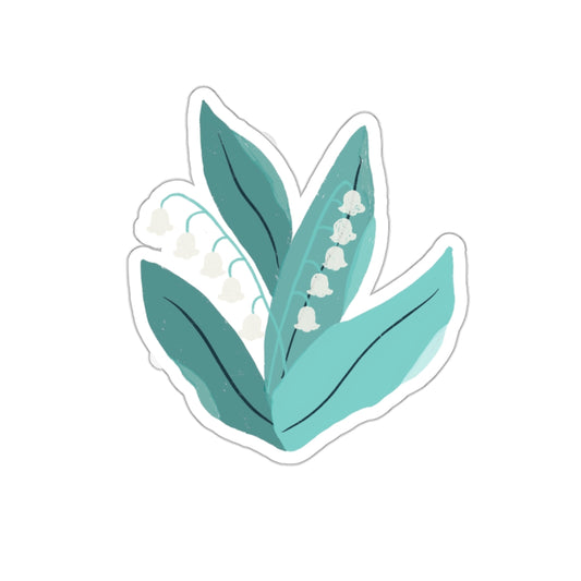 Lily of the Valley Die Cut Sticker