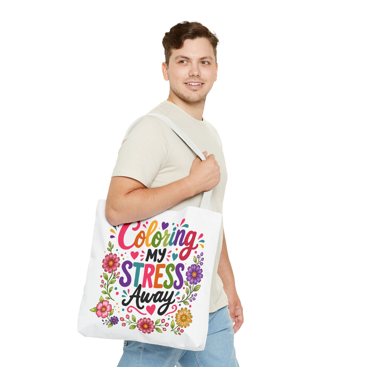 Coloring My Stress Away Tote Bag