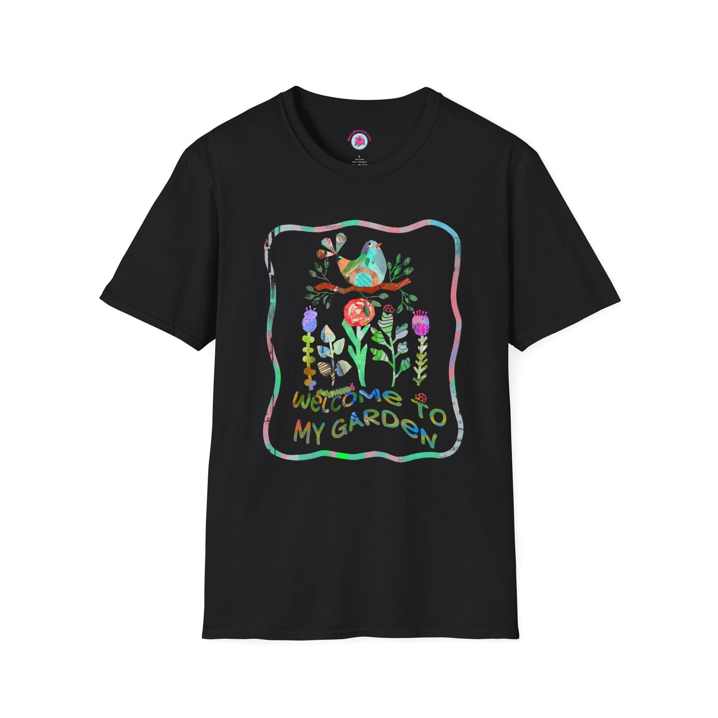 Welcome to My Garden Collage Softstyle T-Shirt