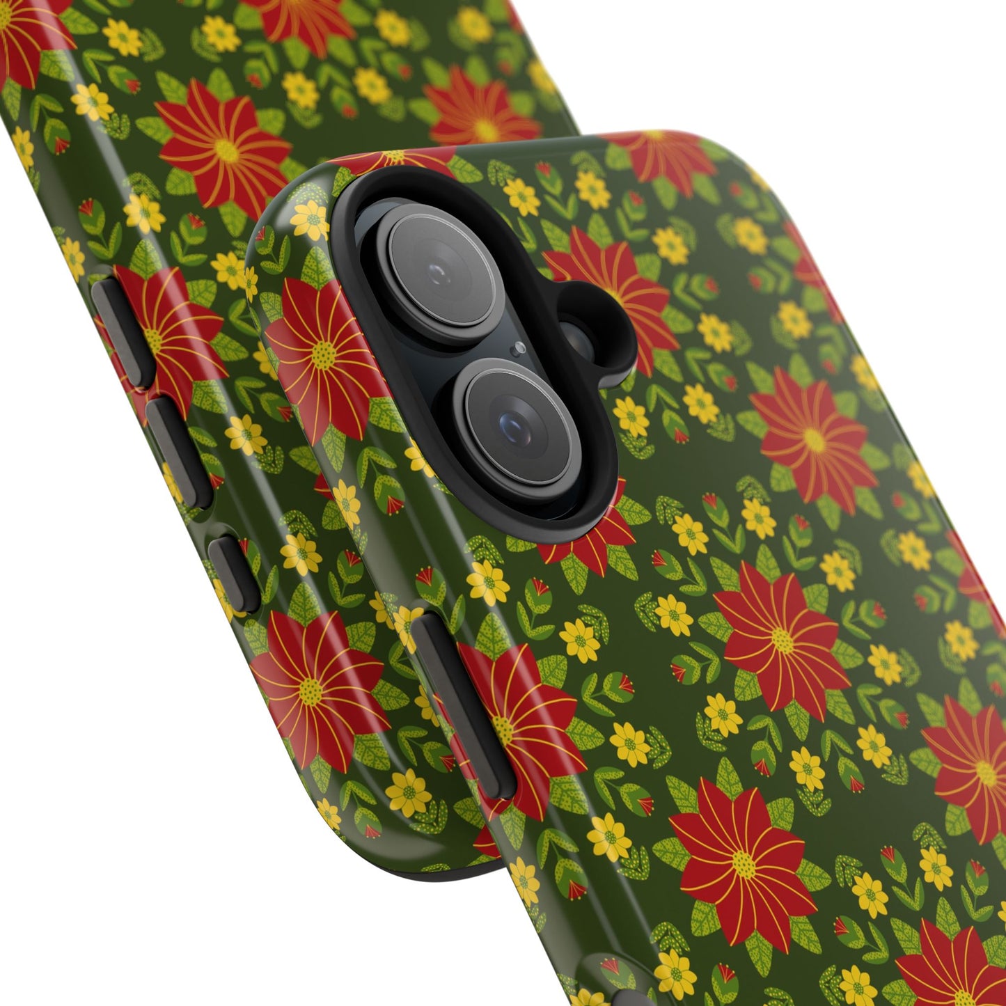 Poinsettias Tough Phone Cases