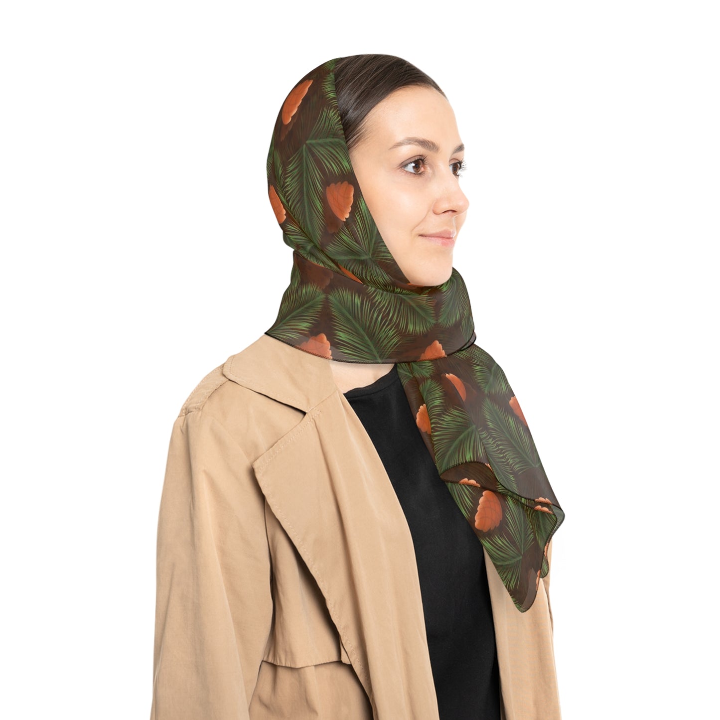 Pine Woods Poly Scarf