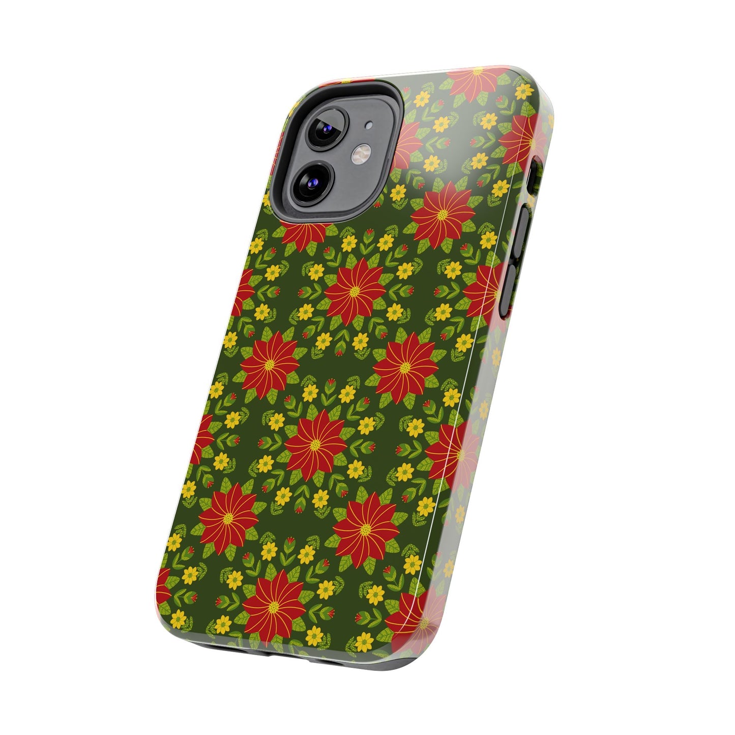 Poinsettias Tough Phone Cases