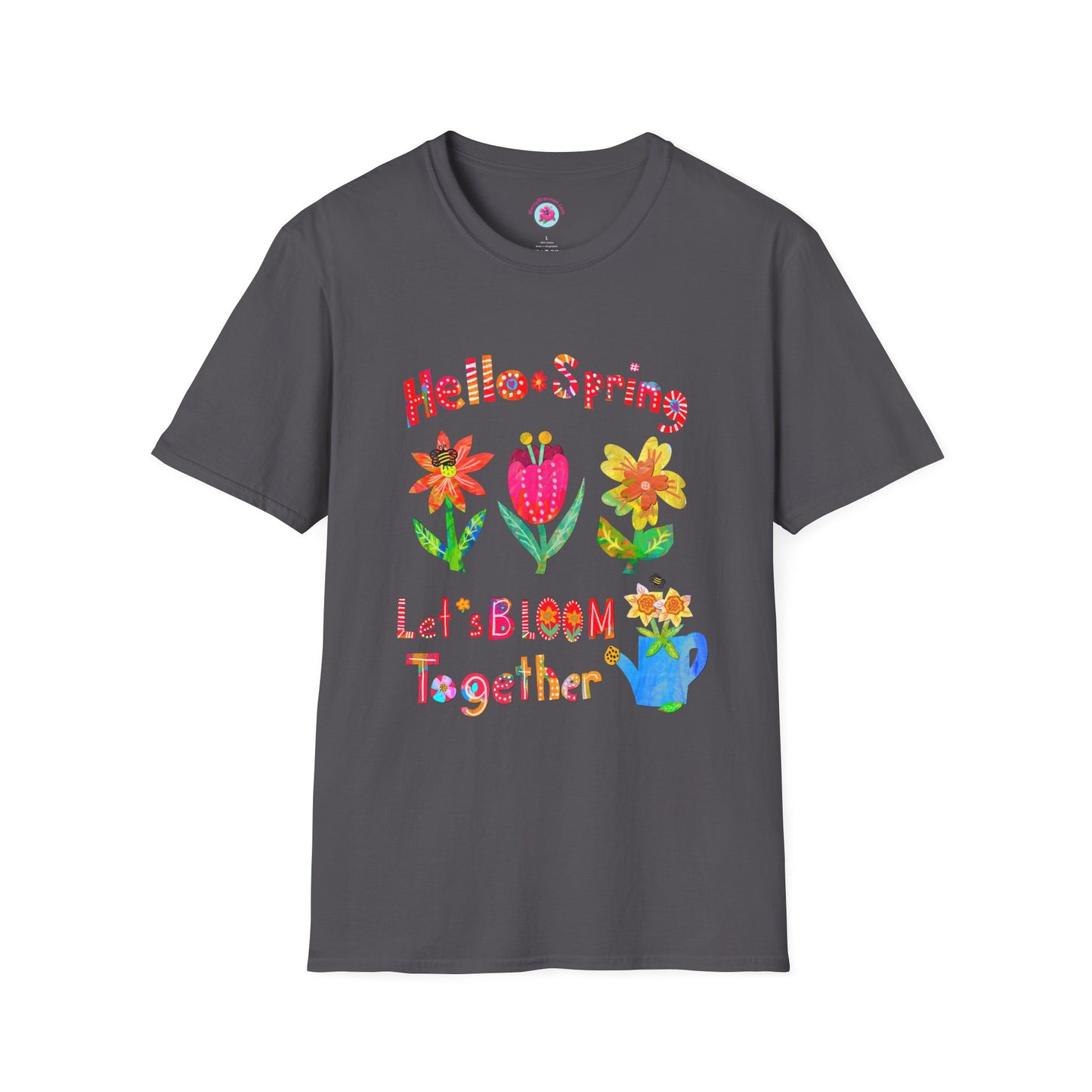 Hello Spring Collage Softstyle T-Shirt