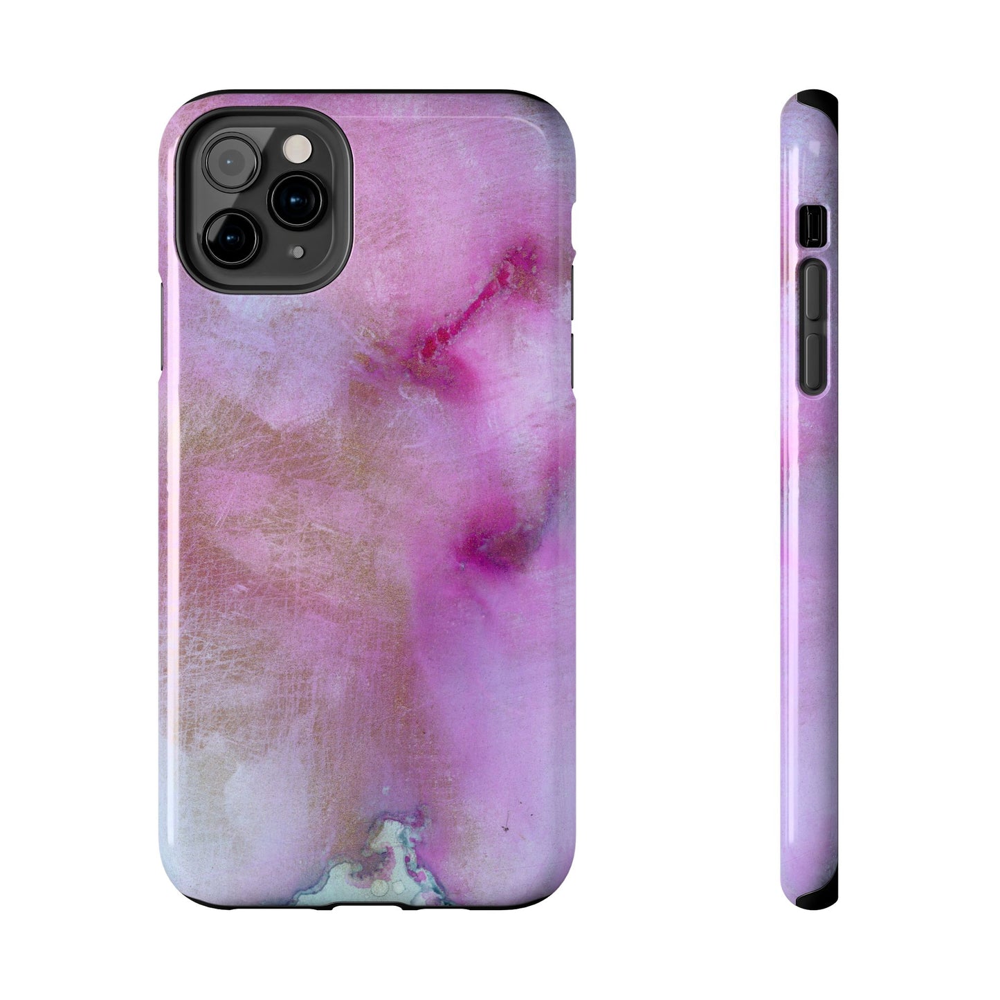 Abstract Soft Pinks Tough Phone Cases