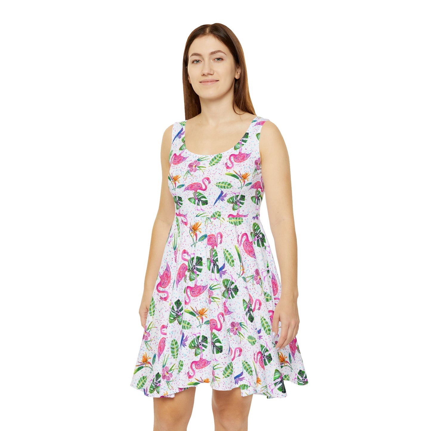 Flamingo Party Women's Skater Dress