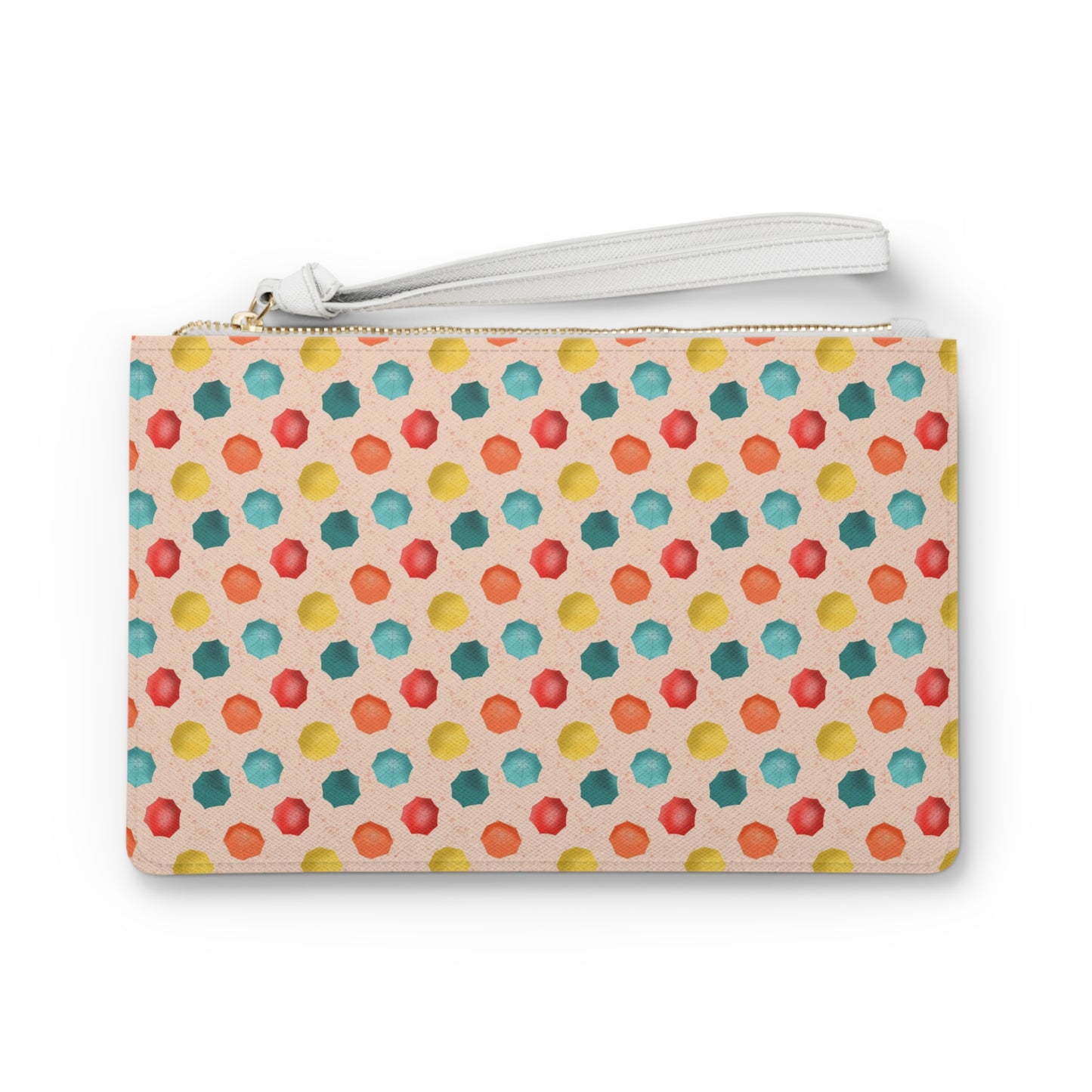 Beach Umbrellas Clutch Bag