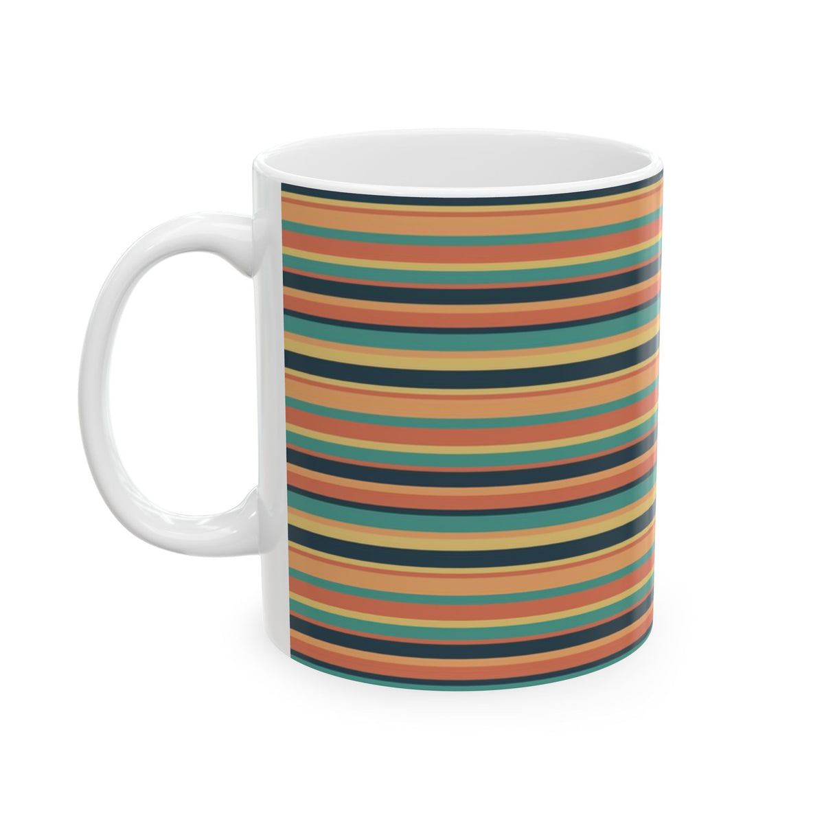 Sunbaked Stripes Ceramic Mug 11oz