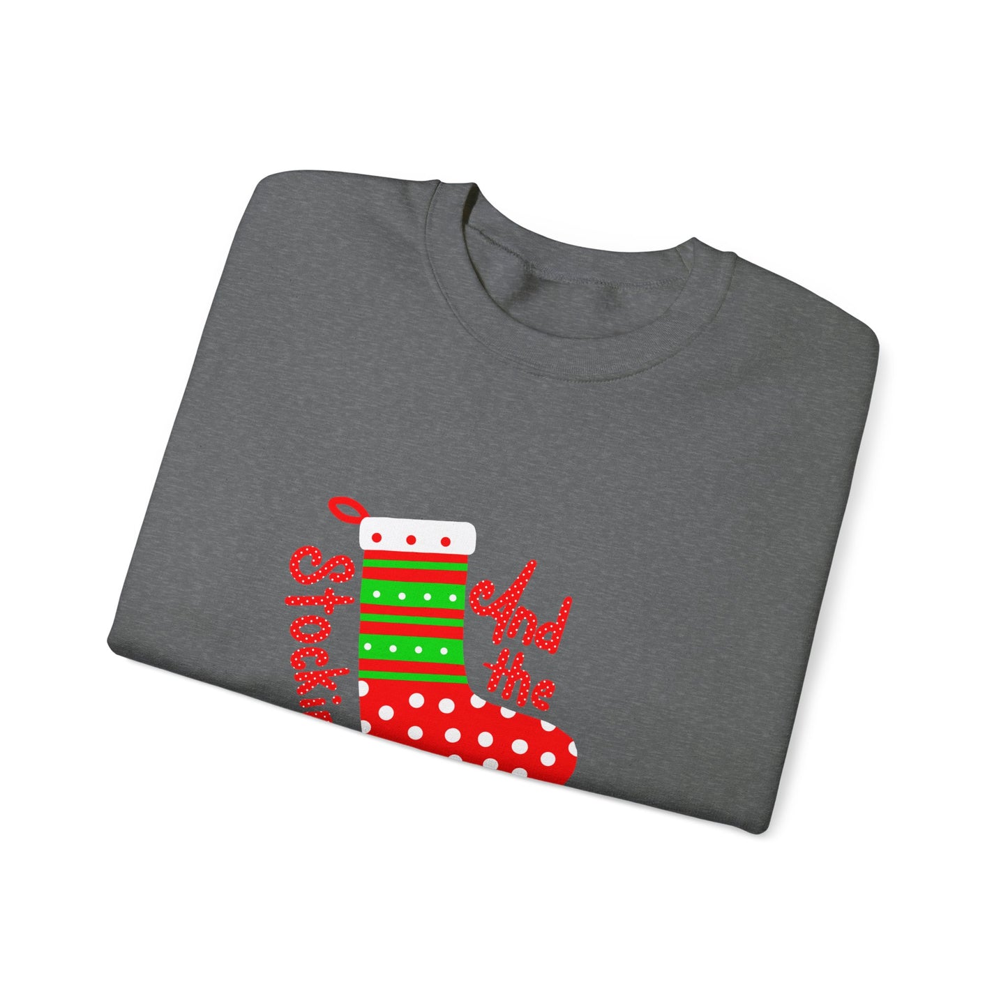 Christmas Stocking Unisex Heavy Blend™ Crewneck Sweatshirt