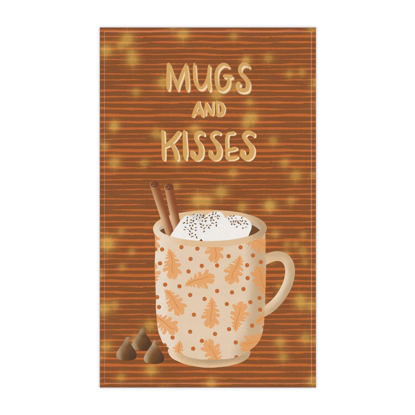 Hot Cocoa Cozy Fall Mug Kitchen Towel