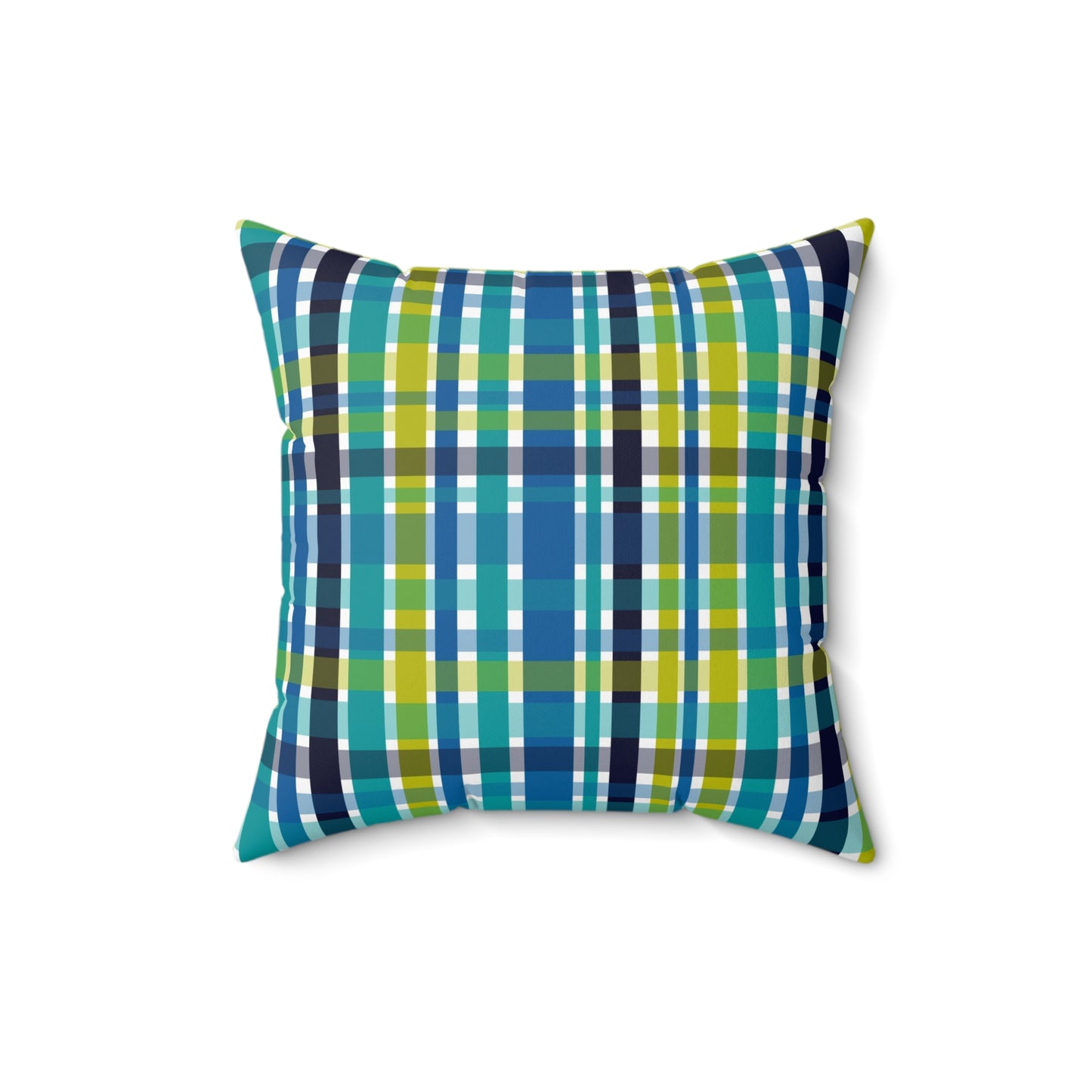 Boho Psychadelic Stripes Spun Polyester Square Pillow