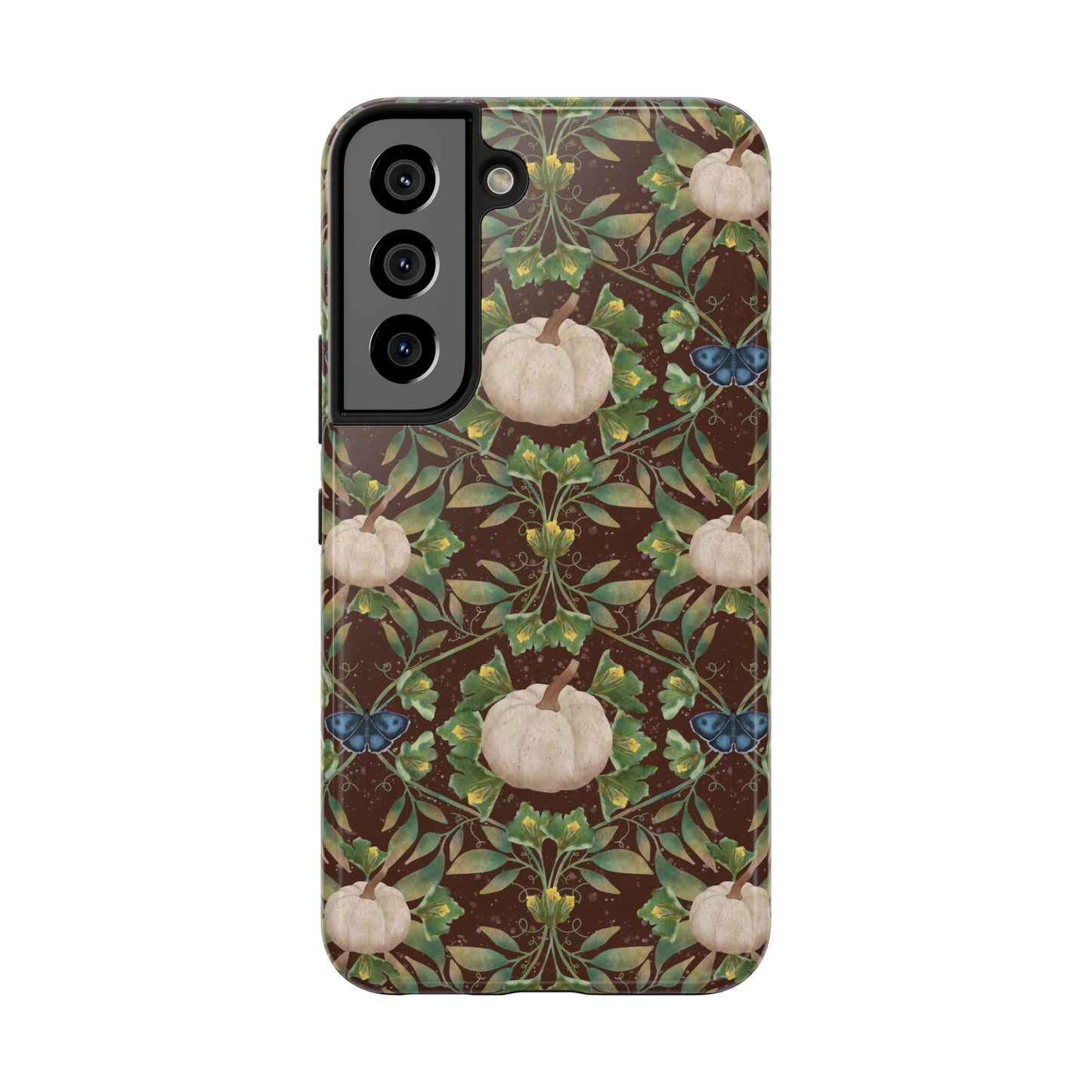 White Pumpkins Tough Phone Cases