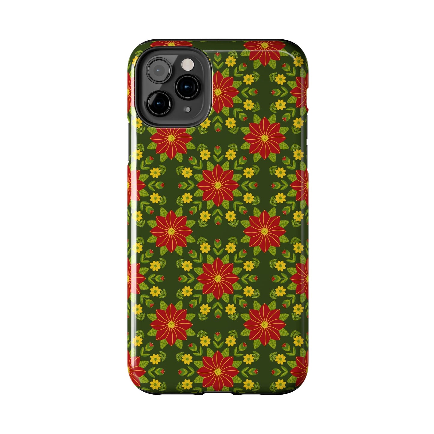 Poinsettias Tough Phone Cases