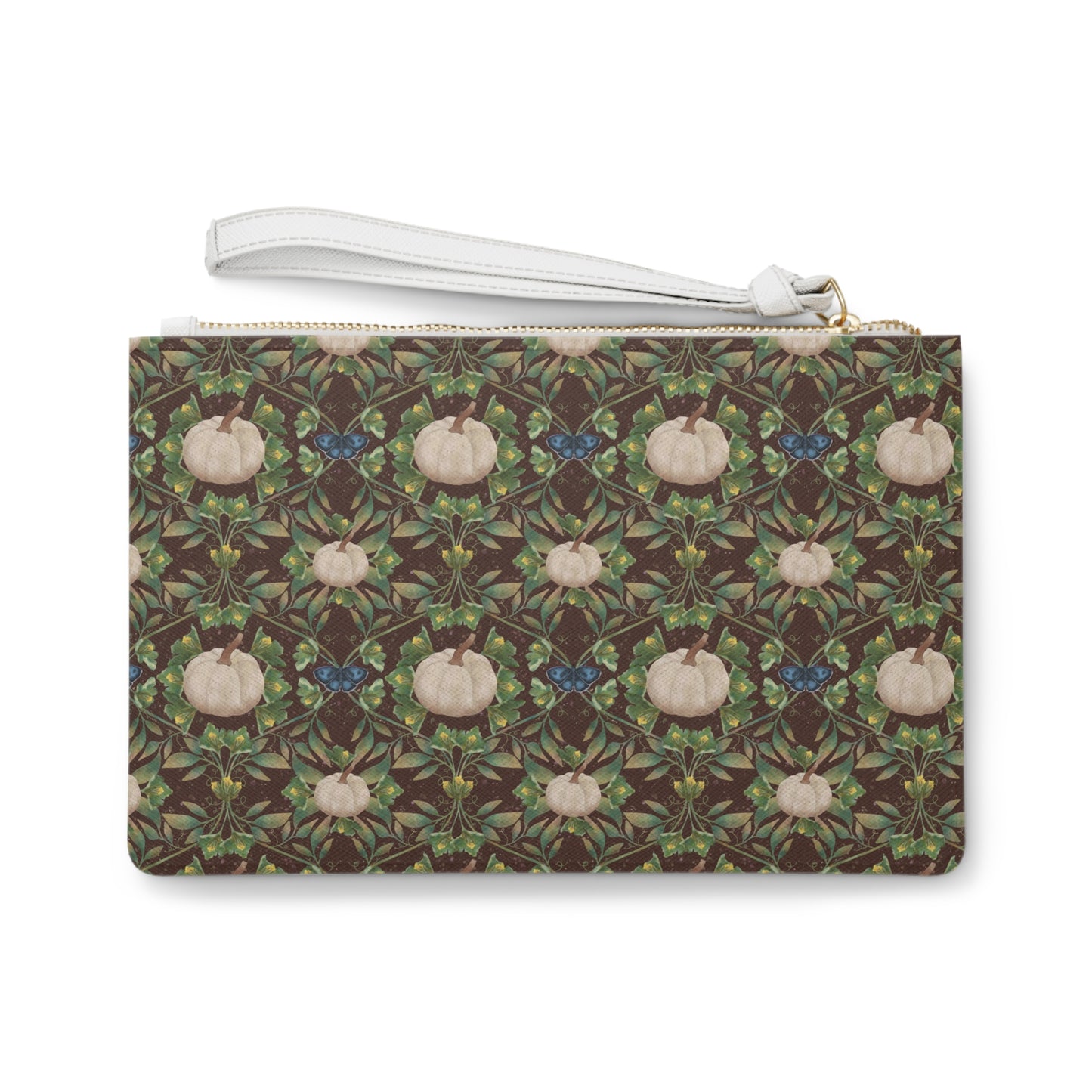 White Pumpkins Clutch Bag