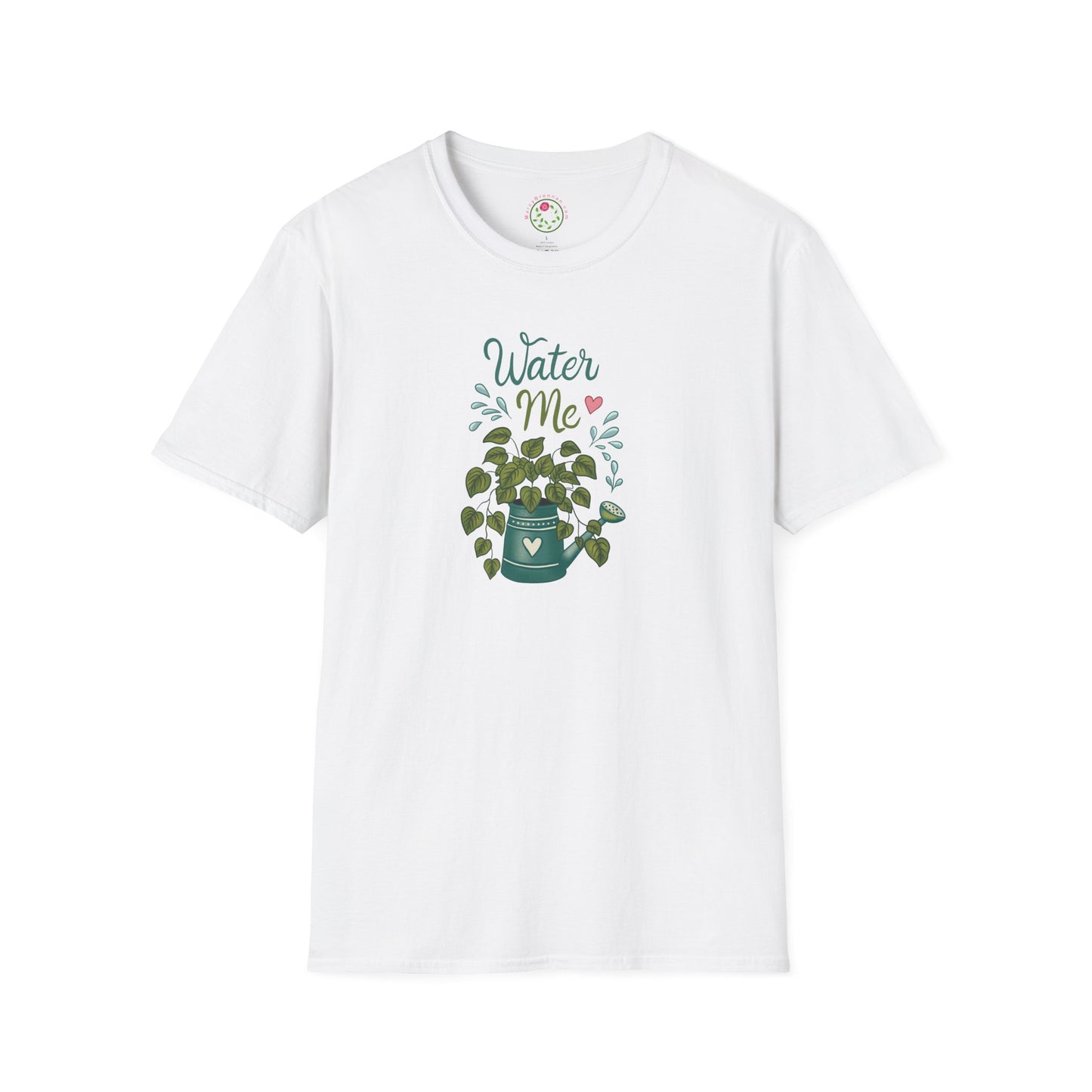 Plant Mom T-Shirt — "Water Me" Houseplant Graphic Tee