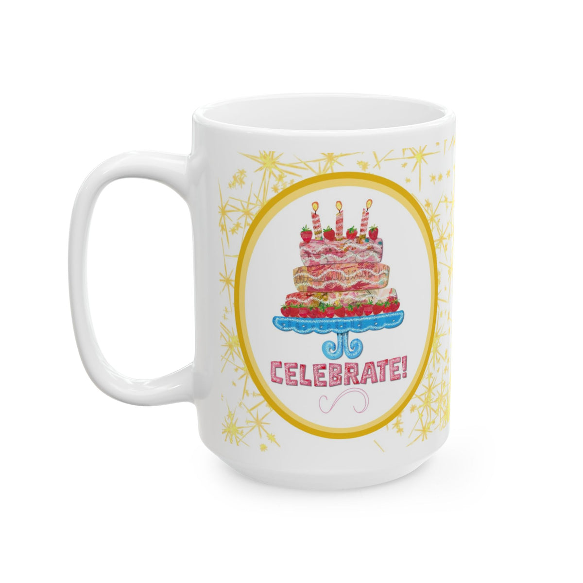 Celebrate! Collage Ceramic Mug 11oz & 15oz