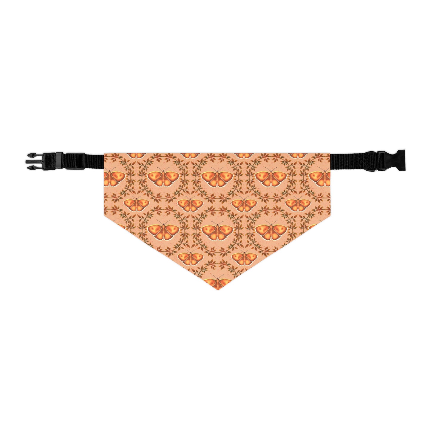 Moths & Vines Pet Bandana Collar