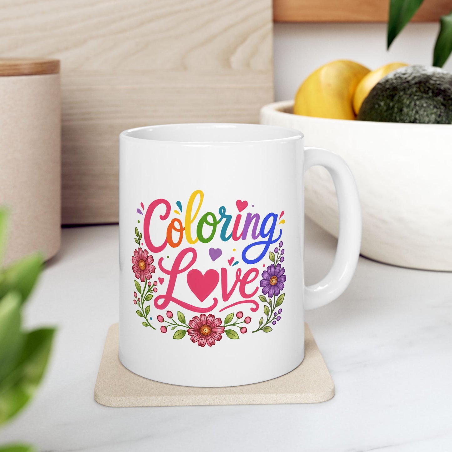 Coloring Love Mug 11oz & 15oz