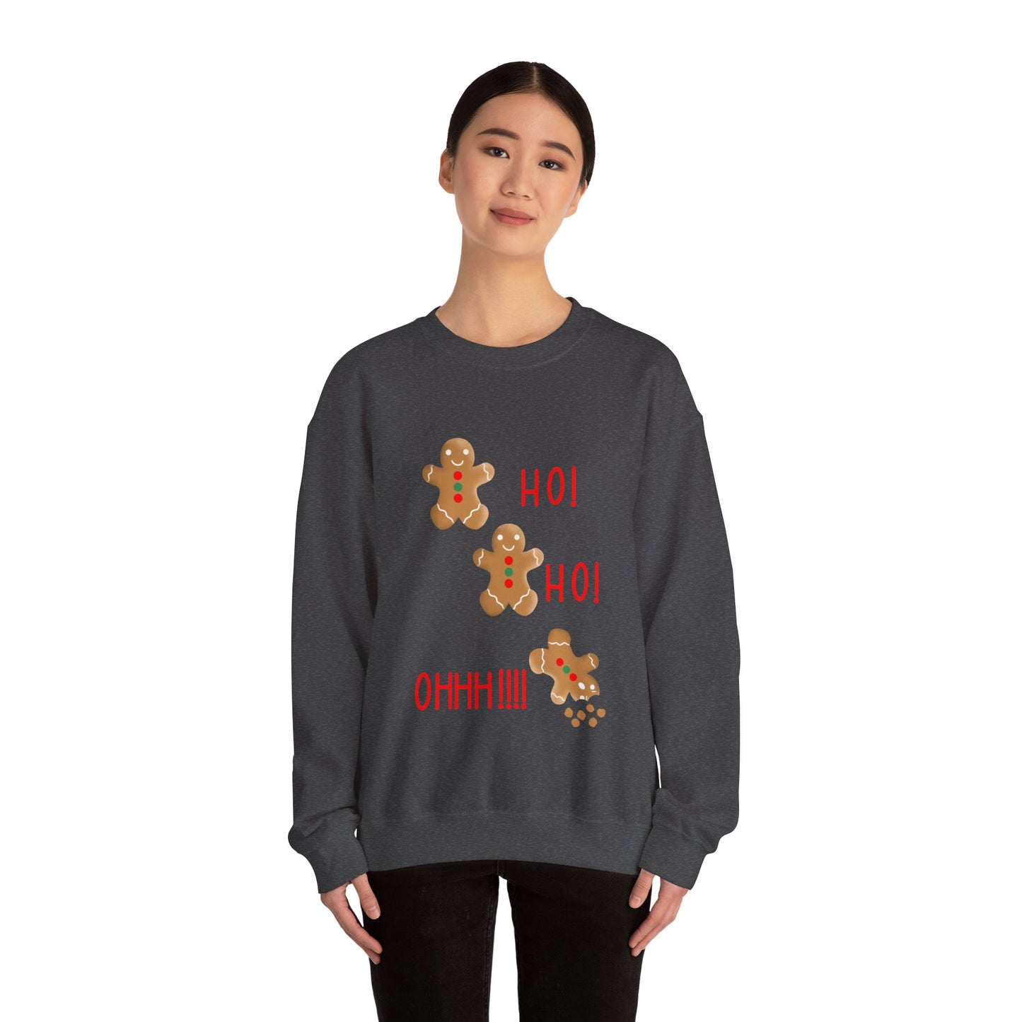 Gingerbread Men & Hearts Unisex Heavy Blend™ Crewneck Sweatshirt