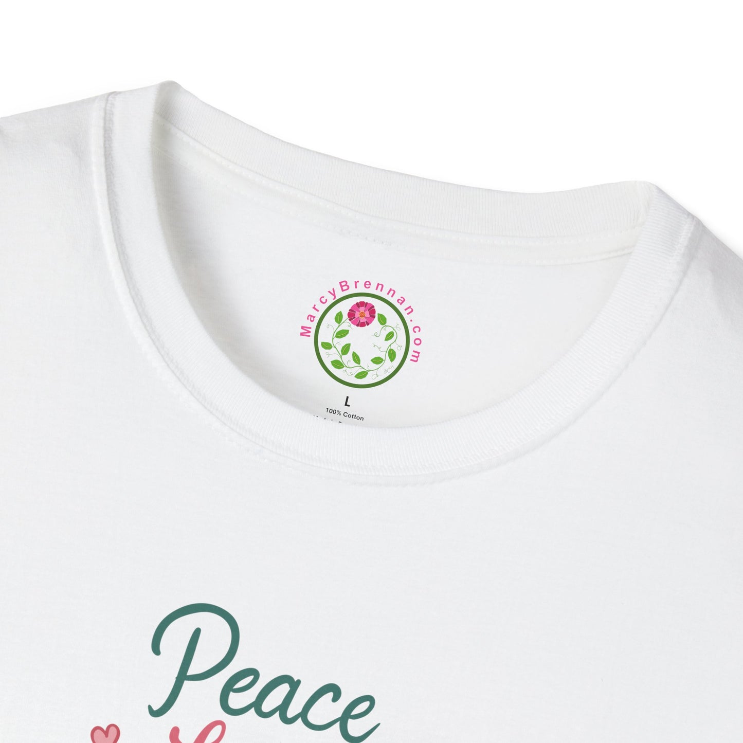 Peace Love Plants T-Shirt — Cute Plant Lover Graphic Tee
