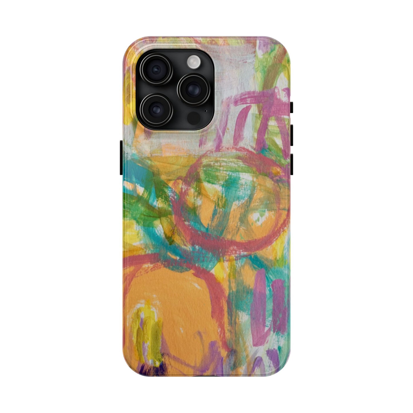 Abstract Pastel Circles Tough Phone Cases