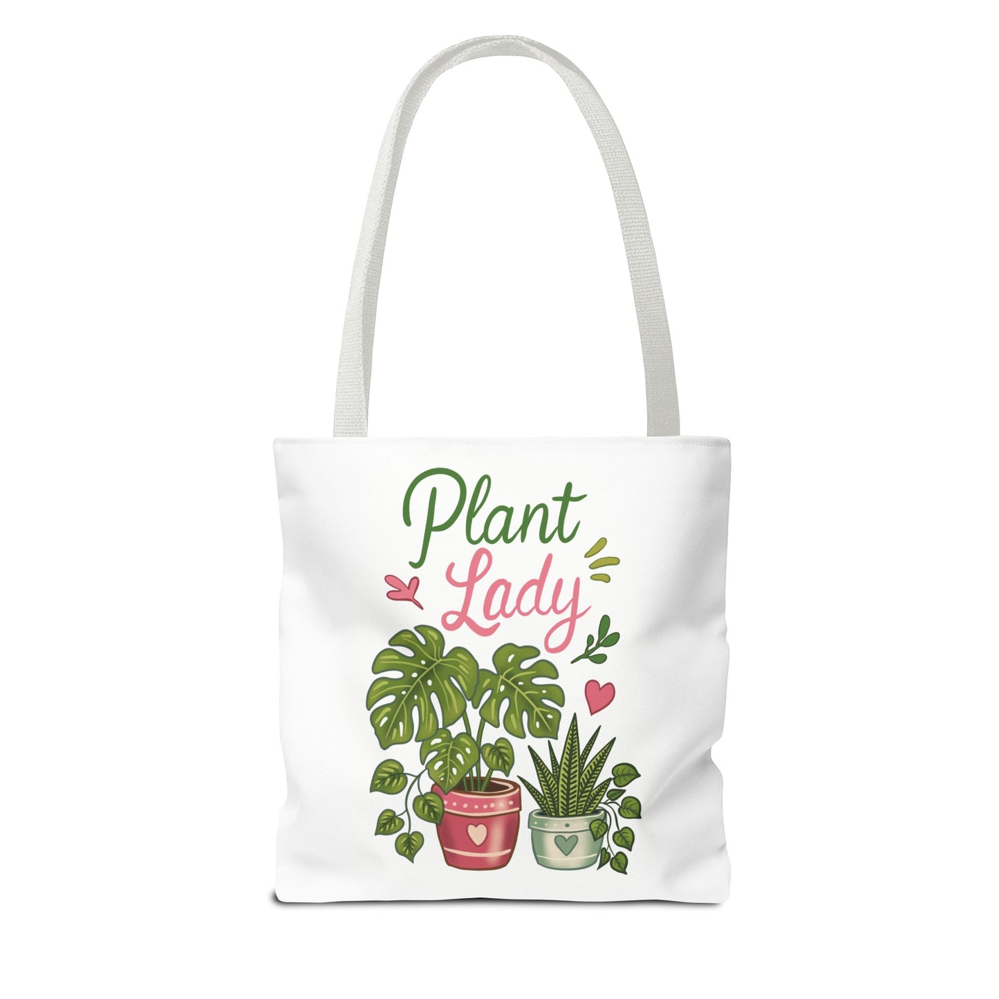Plant Lady Tote Bag – Monsterra Potted Plant Illustration
