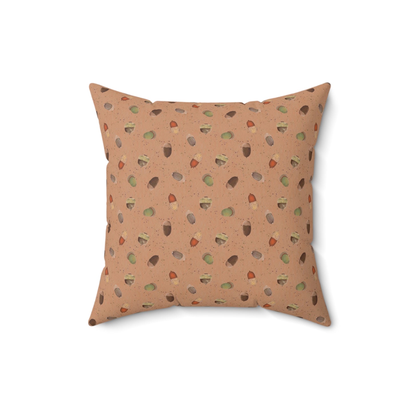 Acorns Spun Polyester Square Pillow