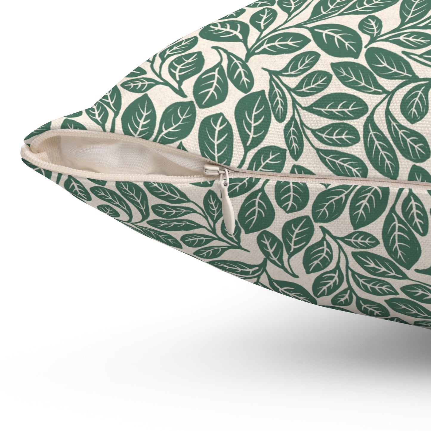 Sassafras Leaves Spun Polyester Square Pillow