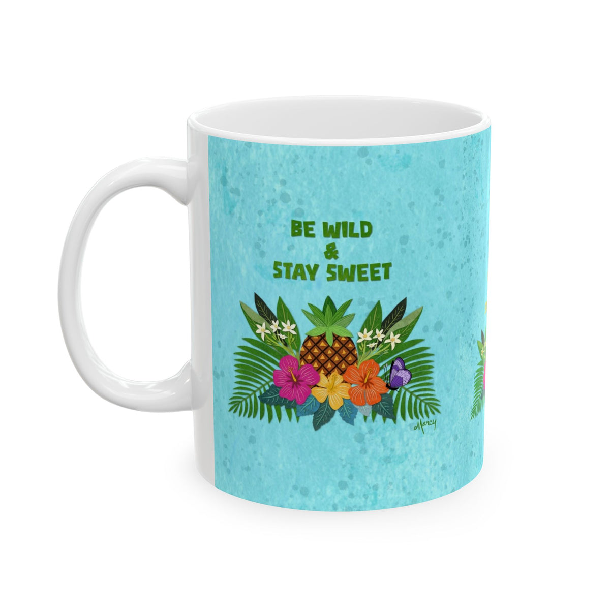 Pineapple Collage Ceramic Mug 11oz & 15oz