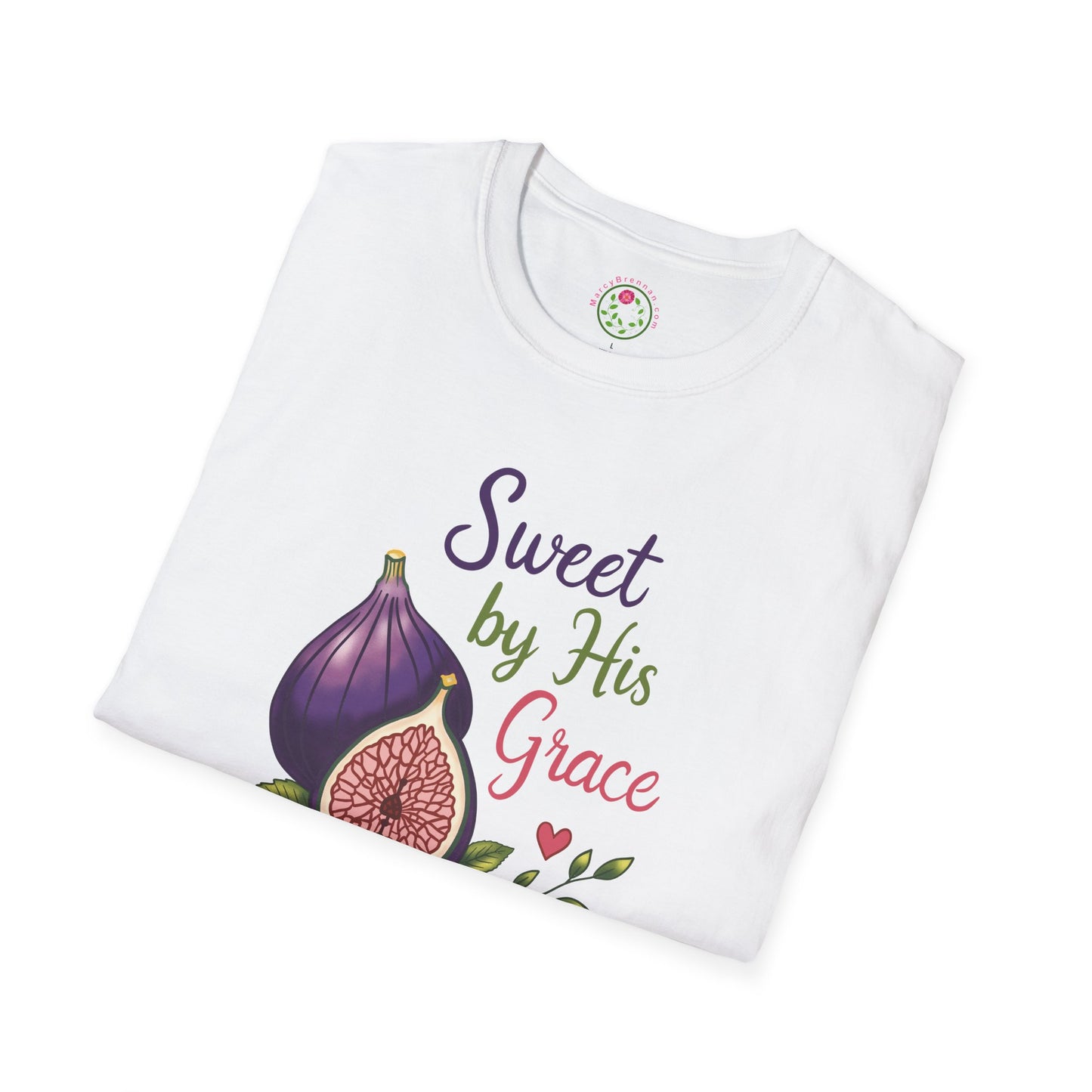 Sweet by His Grace T-Shirt — Christian Fig Illustration