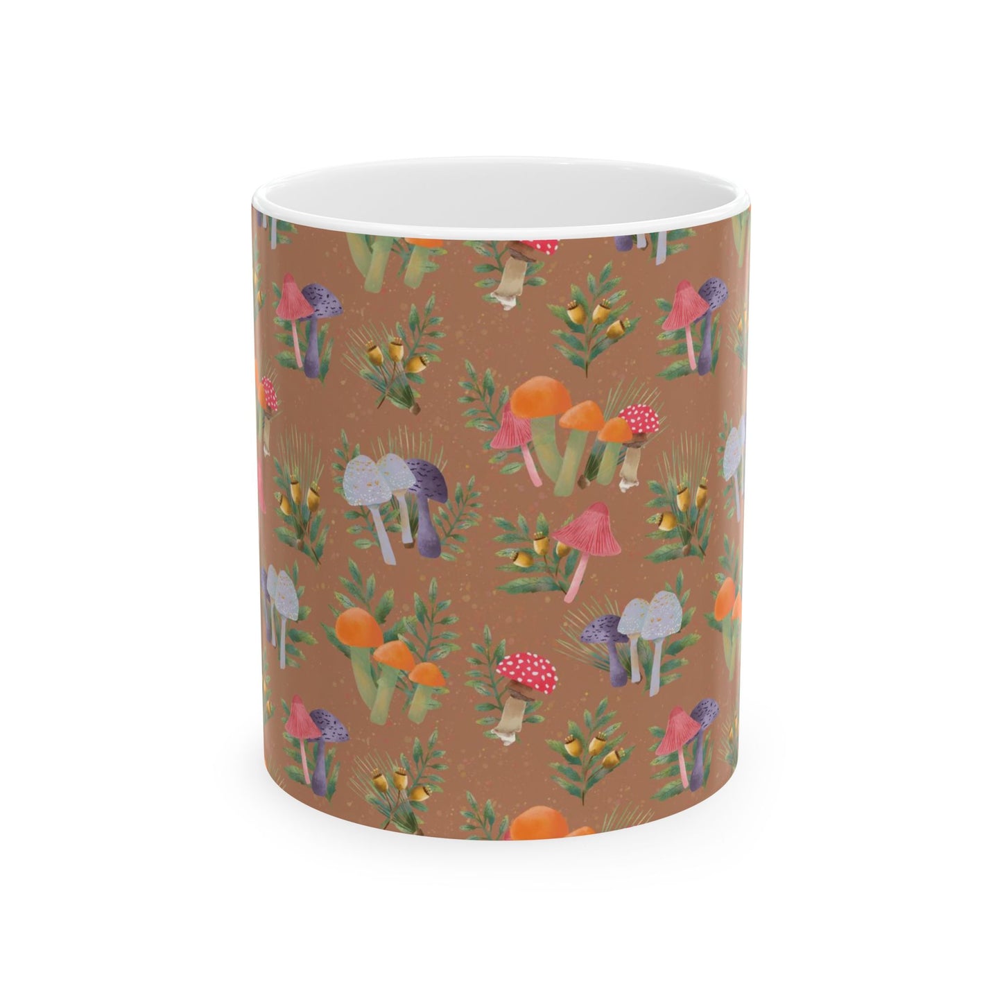 Mushrooms Ceramic 11 oz Ceramic Mug