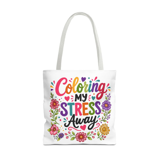 Coloring My Stress Away Tote Bag