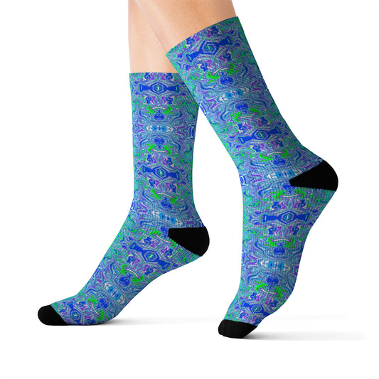 Boho Lavender Garden Women’s Socks