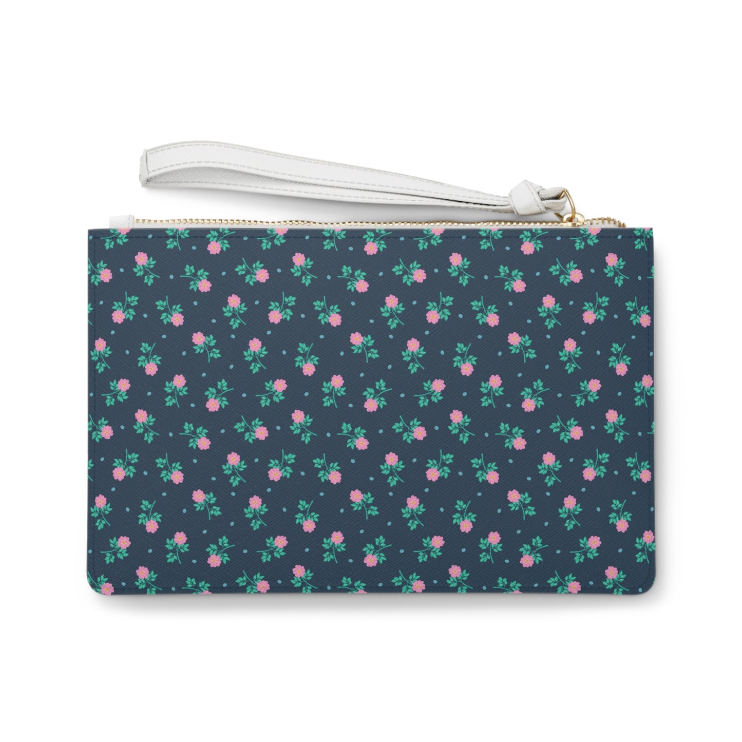 Wild Roses Chintz Clutch Bag