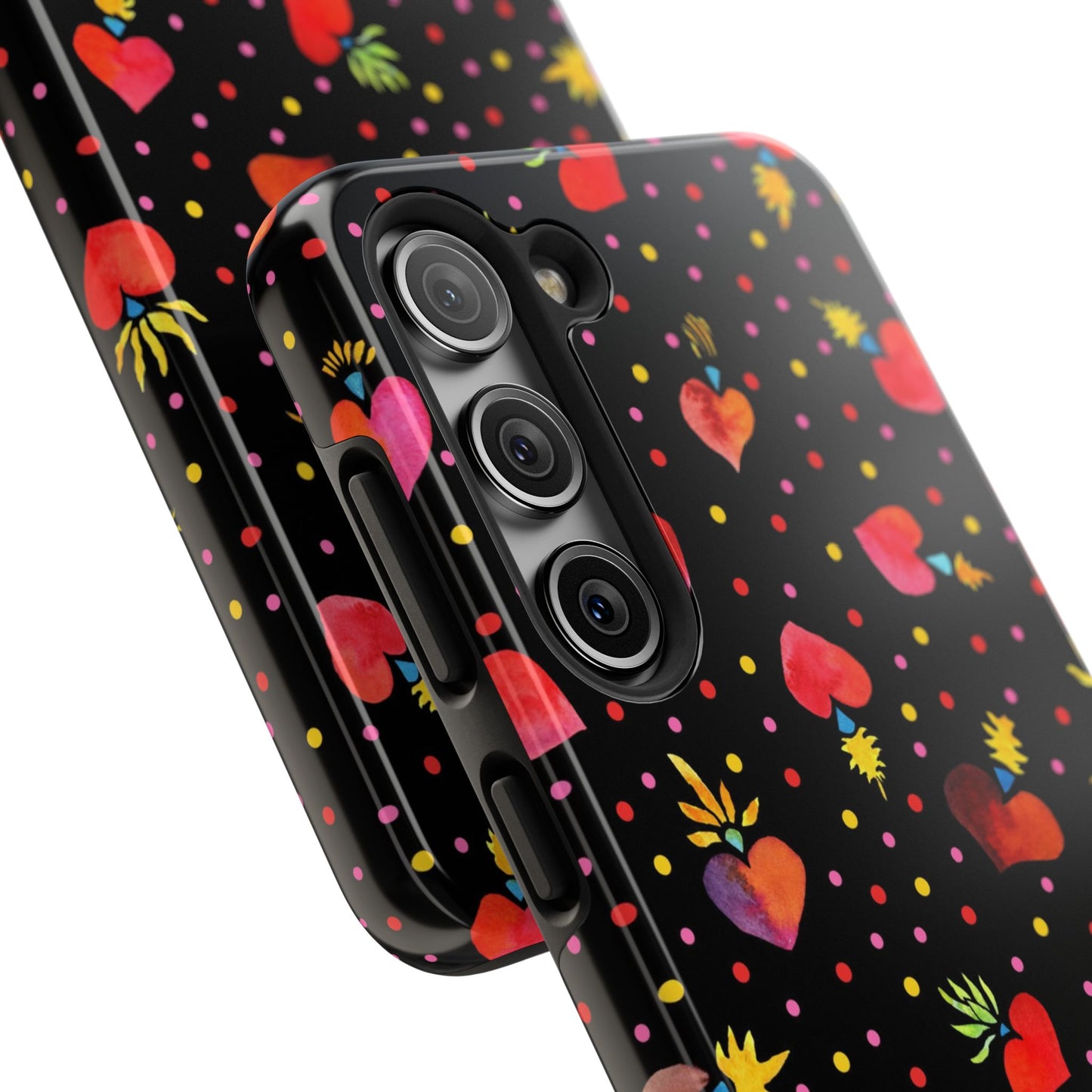 Frida Flaming Hearts Tough Phone Cases