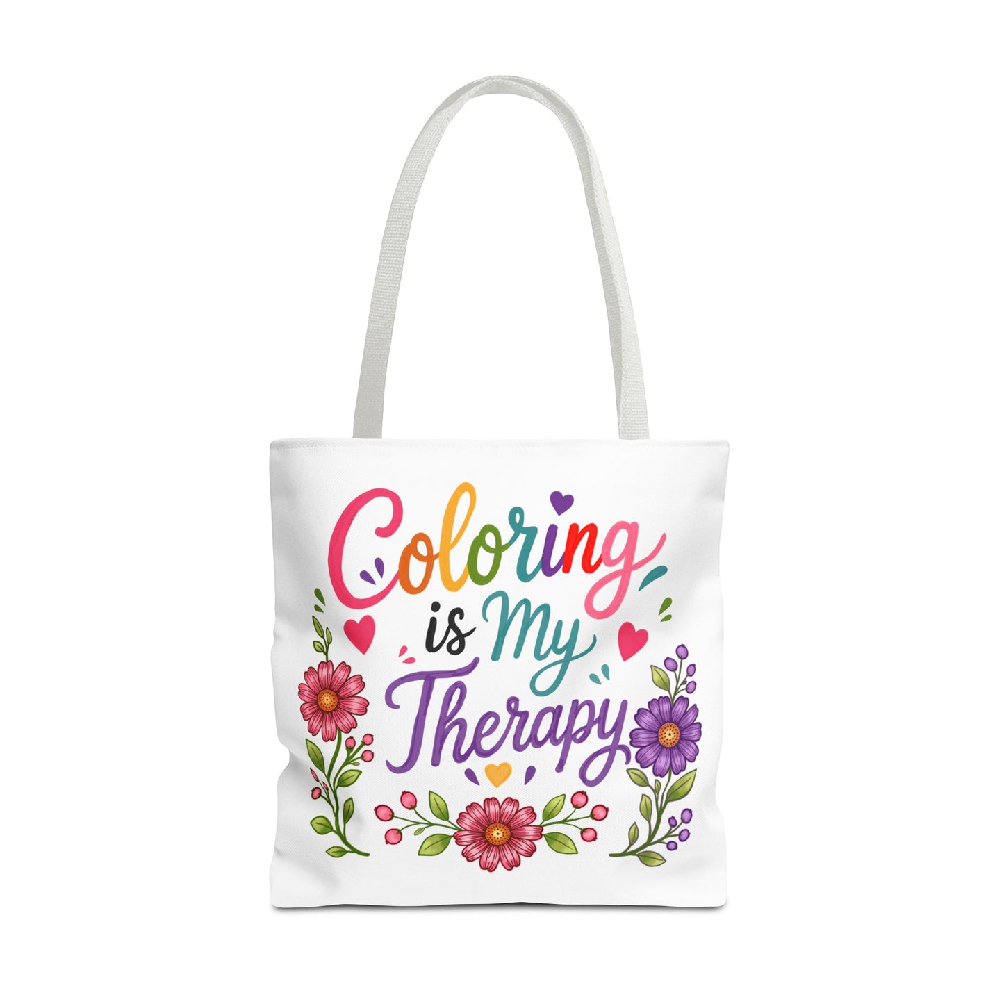 Coloring is My Therapy Tote Bag