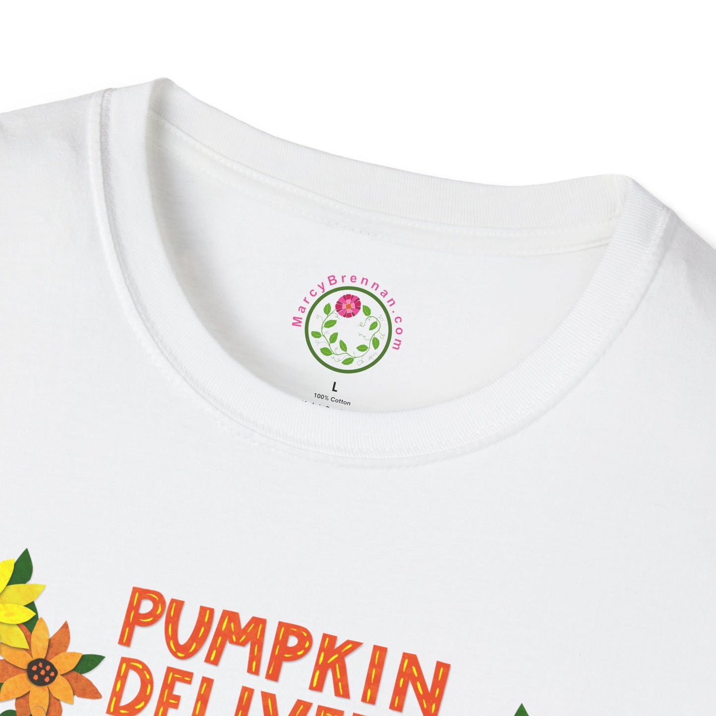 Pumpkin Delivery Collage Collage Softstyle T-Shirt
