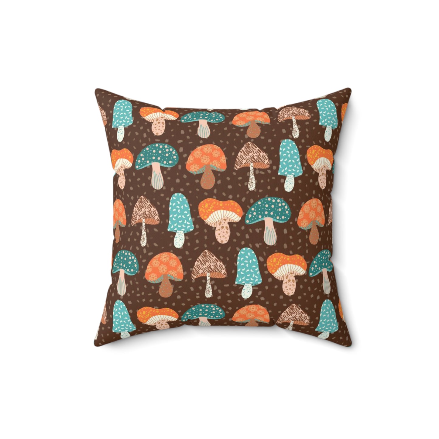 Magical Mishrooms Spun Polyester Square Pillow